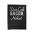 Don't Cook Bacon Naked Funny Saying Velveteen Blanket