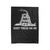 Don't Tread On Me With Snake Velveteen Blanket