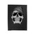 Dope Skull Black And White Geordie Velveteen Blanket
