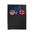 Dual Citizen Mountain Biking Usa Uk Velveteen Blanket