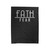 Faith Over Fear Oatmeal Cranberry Christian Velveteen Blanket