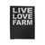 Farm Live Love Farm Farmer Farming For Farming Gift For Him Christmas Gift Velveteen Blanket