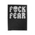 Fuck Fear Skull Velveteen Blanket