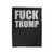 Fuck Trump Bold Font Anti Donald Trump Fuck Donald Trump Velveteen Blanket