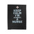 Future Nurse Keep Calm I'm A Almost A Nurse Velveteen Blanket