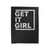 Get It Girl Womens Motivational Inspirational Quote Velveteen Blanket