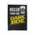 Hello From The Dark Side Coffee Velveteen Blanket