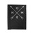 Home Arrow Logo Velveteen Blanket
