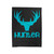 Hunter Geo Buck Funny Hunting Velveteen Blanket