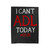 I Can't Adl Today Velveteen Blanket