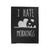 I Hate Mornings Panda Velveteen Blanket