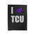 I Love Tcu Go Frog Horned Frog Big12 Love Typography Velveteen Blanket