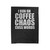 I Run On Coffee Chaos & Cuss Words Funny Coffee Cusswords Velveteen Blanket