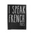 I Speak French Fries Velveteen Blanket