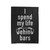 I Spend My Life Behind Bars Bicycle Velveteen Blanket