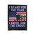 I Stand For The Flag I Kneel For The Cross Velveteen Blanket