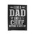 I'm A Dad And A Chef Nothing Scares Me Velveteen Blanket