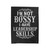 I'm Not Bossy I Just Have Leadership Skills Country Font Velveteen Blanket