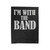 I'm With The Band Drummer Guitar Pianist Velveteen Blanket
