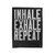 Inhale Exhale Repeat Velveteen Blanket