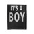 It's A Boy Velveteen Blanket