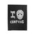 Jason I Love Camping Velveteen Blanket