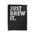 Just Brew It Coffee Lovers Velveteen Blanket