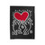Keith Haring Love Logo Velveteen Blanket