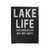 Lake Life Like Beach Life But Not Quite Funny Velveteen Blanket
