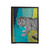 Leopard On Colorful Art Stripes Velveteen Blanket