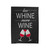Less Whine More Wine Funny Wine Velveteen Blanket
