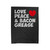 Love Peace And Bacon Grease Velveteen Blanket