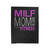 M I L F Mom In Love Velveteen Blanket