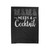Mama Needs A Cocktail Funny Quotes Velveteen Blanket