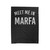 Marfa Texas Meet Me In Marfa Quote Typography Velveteen Blanket