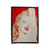 Marilyn Monroe On Red Velvet Velveteen Blanket
