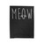 Meow Graphic Velveteen Blanket