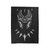 Minimalist Black Panther Velveteen Blanket