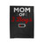 Mom Of Three Boys Funny Velveteen Blanket