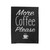 More Coffee Please Coffee Velveteen Blanket