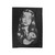 Morticia Addams With Tea Illustration Velveteen Blanket