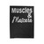 Muscles And Mascara Workout Inspiration Velveteen Blanket