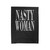 Nasty Woman Slogan Velveteen Blanket