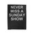 Never Miss A Sunday Show Velveteen Blanket