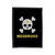 No To Drugs Large Skull Velveteen Blanket