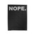 Nope Not Today Sarcastic Velveteen Blanket