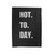 Not Today 1 Velveteen Blanket