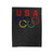 Olympic Rings Usa Logo Velveteen Blanket