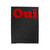 Oui French Slogan Velveteen Blanket
