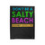 Panama City Florida Don't Be A Salty Beach Velveteen Blanket